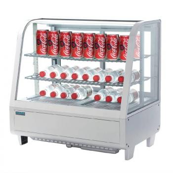 Polar Kühlvitrine weiß 100L